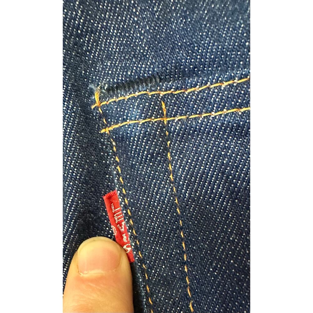 Vintage 1950s Levis Womens 701 Selvedge Big E Jeans Size 29 - Picture 11 of 16